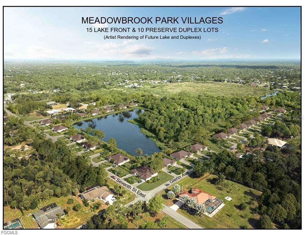 Position your next investment in Meadowbrook Estate in Lehigh Acres, Florida. This 0.302-acre RM-8 Zoned lot is already cleared and filled, offering an attractive starting point for investors planning a duplex for long-term rental income or builders seeking inventory to develop investment homes for their clients. Available individually or as part of a multi-lot purchase, with special package pricing offered, this property provides flexibility to pursue a single project or assemble a pipeline of future builds. Additional lots are available, creating an opportunity for investors to expand their rental portfolios and builders to secure multiple sites in one community. Meadowbrook Estate combines a peaceful residential setting with convenient access to shopping, schools, recreation, and surrounding area amenities. A community lake currently under construction adds to the neighborhood’s appeal. Whether your goal is to build and hold rental properties or deliver new investment homes to buyers, explore the potential of this lot and the available multi-lot packages.