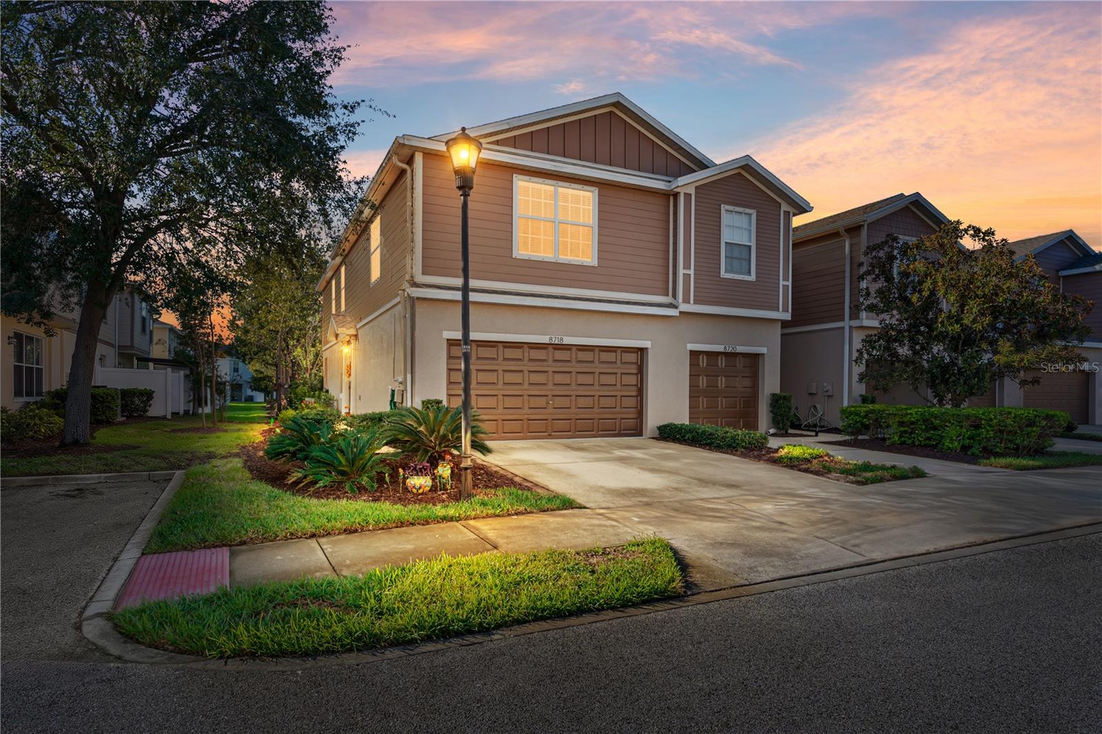 STUNNING END UNIT | DESIGNER UPGRADES | NO REAR NEIGHBORS | GATED COMMUNITY! Welcome to 8718 Turnstone Haven Place, where MODERN ELEGANCE meets EVERYDAY COMFORT in the highly desirable gated community of Magnolia Park! This beautifully upgraded 3-bedroom, 2.5-bathroom townhome offers 1,880 square feet of thoughtfully designed living space, a spacious 2-car garage, and an impressive collection of upgrades that truly set it apart! From the moment you step inside, you’ll appreciate the inviting open-concept floor plan, abundant natural light, and stylish finishes that create a warm yet sophisticated atmosphere. Prepare to fall in love with the SHOWSTOPPING KITCHEN, featuring gorgeous QUARTZ COUNTERTOPS, an upgraded center island, elegant tile backsplash, oversized kitchen sink, modern faucet, and a premium LG InstaView refrigerator that perfectly complements the contemporary design! Whether you’re entertaining guests or enjoying a quiet evening at home, this kitchen is sure to impress! The spacious living and dining areas flow effortlessly together, creating the perfect setting for gatherings and everyday living. Upstairs, you’ll discover three generously sized bedrooms and a versatile loft offering endless possibilities for a home office, media room, or additional lounge space. MAJOR UPGRADES provide added comfort and peace of mind, including a NEW HVAC SYSTEM INSTALLED IN MARCH 2025 WITH UV LIGHT TECHNOLOGY, a newer water heater, SMART HOME THERMOSTAT, all-new ceiling fans, updated window blinds, and a new garbage disposal! Even better, the WASHER, DRYER, AND ALL KITCHEN APPLIANCES ARE INCLUDED, making this home truly MOVE-IN READY! One of the most desirable features is its PREMIUM END-UNIT LOCATION WITH NO BACKYARD NEIGHBORS, providing an added sense of privacy and tranquility that’s hard to find! Step outside and enjoy the peaceful surroundings or take advantage of the community’s inviting amenities, including a sparkling swimming pool, playground, and beautifully maintained common areas. PERFECTLY POSITIONED in the heart of Tampa, this home offers convenient access to I-75, the Selmon Expressway, Downtown Tampa, Brandon, shopping, dining, entertainment, hospitals, and everything the Tampa Bay area has to offer! With its BEAUTIFUL UPGRADES, SPACIOUS FLOOR PLAN, PRIVATE SETTING, and UNBEATABLE LOCATION, this home delivers the lifestyle you’ve been searching for! WHY SETTLE FOR ORDINARY WHEN YOU CAN HAVE EXTRAORDINARY? SCHEDULE YOUR PRIVATE SHOWING TODAY AND EXPERIENCE EVERYTHING THIS EXCEPTIONAL HOME HAS TO OFFER!