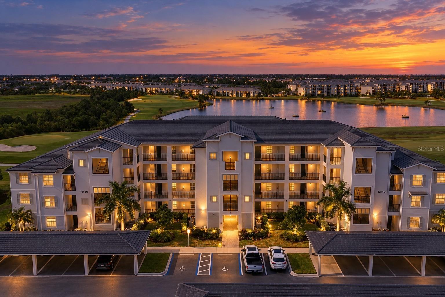 Welcome to Golfers’ Paradise at Wellen Park Golf & Country Club!
Located in one of the country’s top-ranked master-planned communities, this first-floor, golf-deeded condo offers the ideal blend of resort-style living, modern upgrades, and incredible golf course views. Featuring 2 bedrooms, 2 bathrooms, and 1,154 square feet, this condo boasts a north-facing screened lanai overlooking Hole #1, the Tee Box at Hole #10, and the expansive aqua driving range—one of the most desirable views in the community.
Inside, you’ll find fresh, modern finishes complemented by abundant natural light streaming through the large living room and dining room sliding glass doors and windows. Upgrades include white plantation shutters throughout, tile flooring throughout, updated lighting, a reverse osmosis water filtration system, an upgraded dishwasher, and an upgraded glass shower door. The kitchen features ample cabinet storage, along with an oversized quartz island and quartz countertops that continue into both bathrooms.
Conveniently located next to the amenity center, this guard-gated community offers an exceptional lifestyle centered around its championship-designed 18-hole golf course. Residents enjoy access to pickleball, tennis courts and tennis pro shop, bocce ball, a resort-style pool, tiki bar, fitness center, clubhouse, restaurant, day spa, dog park, and so much more. Even better, two golf memberships are bundled into your HOA, offering outstanding value and making it easy to enjoy the full country club lifestyle.
Looking for an investment opportunity? This condo offers excellent flexibility with a 30-day minimum lease requirement and the ability to transfer amenity access to your tenants, making it an attractive option for seasonal renters or those seeking a golf course getaway.
Beyond the community, you’re just minutes from shopping, dining, award-winning Gulf Coast beaches, Atlanta Braves spring training at CoolToday Park, and the vibrant new Downtown Wellen Park. Enjoy an exciting mix of restaurants, boutique shopping, live music, a weekly farmers market, and signature community events throughout the year. Wellen Park also offers a variety of social and recreational groups, including running, walking, yoga, and more.
Healthcare is conveniently close to home, with Sarasota Memorial Hospital, HCA Florida Wellen Park, Millennium Physician Group, and numerous other medical providers serving the surrounding area.
Whether you’re searching for a full-time residence, a seasonal retreat, or an investment property, this upgraded golf-deeded condo delivers the views, amenities, and lifestyle that make Wellen Park Golf & Country Club such a sought-after destination.** Seller is offering to pay the one time golf capital contribution fee at closing!**