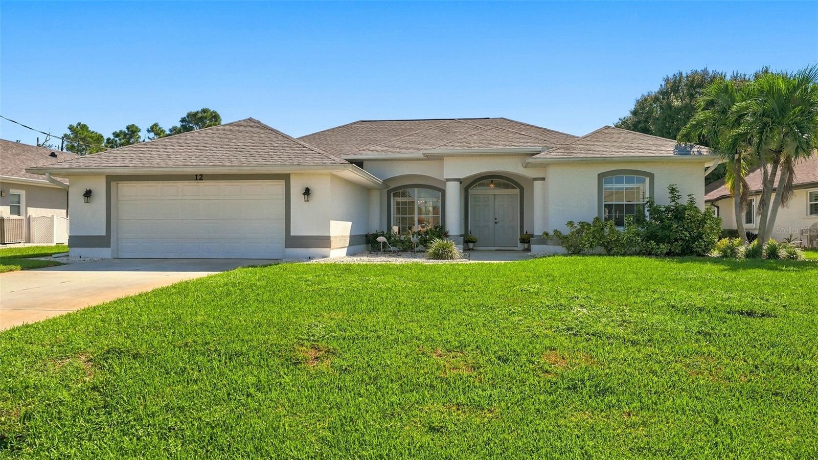 This 4 bedroom pool home wins the medal for location! Enjoy a beautiful, private view of the preserve with the golf course in the distance. The home earns another medal for its terrific, livable layout, offering four bedrooms, three full baths, two living areas, a two-car garage, and a spacious lanai overlooking the pool and private view. Stepping into the foyer you will be WOW'ed by the view and thrilled with the coat/game closet. The kitchen sits at the heart of the home, with a breakfast bar and room for casual dining, closet pantry & another pantry in the hall. Plus a separate dining area for dinner parties and game night. Neutral colors and abundant natural light create a comfortable, welcoming feel throughout. The convenient pool bath is located just off the lanai and yes, it is under air conditioning. Major updates include a roof replaced in 2021, pool cage in 2022, and HVAC in 2023. Located in Flood Zone X, where flood insurance is generally not required by mortgage lenders. Built in storage room just off from the pool.  This is a home with a lot to appreciate—especially that view! Rotonda West offers 5 golf courses to play. There are numerous nature trails and parks to explore in the area. And it is only minutes to Englewood’s Gulf Beaches, waterfront dining, shopping. Deaborn Street plus only 13 miles to Wellen Park, about 20 miles to downtown Venice or Punta Gorda.  This home fits your SW Florida lifestyle.