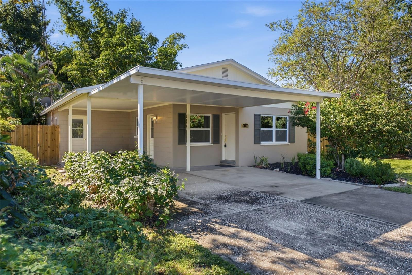 SOUTH TAMPA CHARM | OVERSIZED CORNER LOT | PARKSIDE LIVING!

Discover the charm, updates, and outdoor appeal of this South Tampa home! Situated on over 
a 1/3 acre corner lot, this property sits directly across from MacDill 48 Park, a 48-acre nature park, bringing outdoor enjoyment right to your doorstep.

Inside, enjoy a remodeled kitchen and bathrooms, with the kitchen having quartz countertops, recently installed microwave, oven/range and dishwasher. Windows are recently installed impact resistant, double pain,hurricane windows. The home includes 3 bedrooms,1.5 baths. The primary bedroom opens through rear door to a private deck patio surrounded by a tropical setting, a perfect spot to unwind. Additional highlights include covered parking (carport), a spacious laundry room, and an extra outdoor storage building/workshop.

Looking for South Tampa location, usable outdoor space, and move-in potential? This home deserves a spot at the top of your list! Schedule your showing.